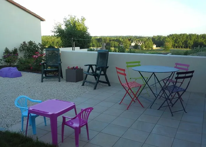 Au Grain D'orge 度假居 Echire